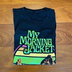 Black My Morning Jacket 'Red Rocks' T-Shirt/Size Large